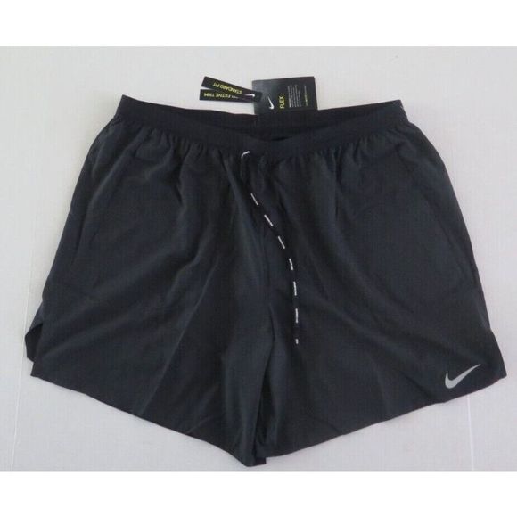 Nike CJ5471 010 Men's Sz 2XL Black 7" Flex Stride 2-in-1 Running Shorts - Picture 1 of 7